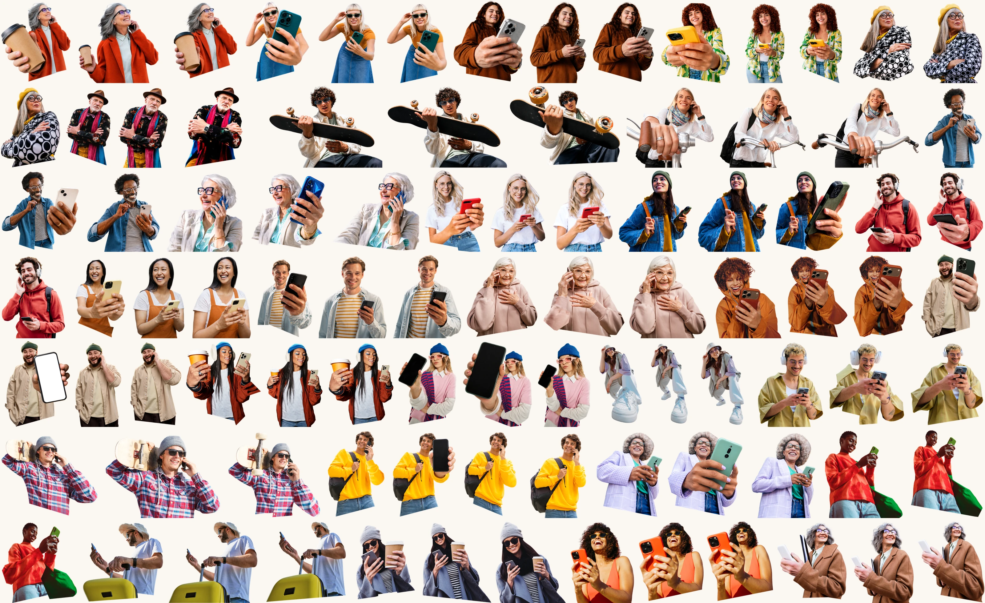 The Volume library: 92 cut-out pictures of Lebara people