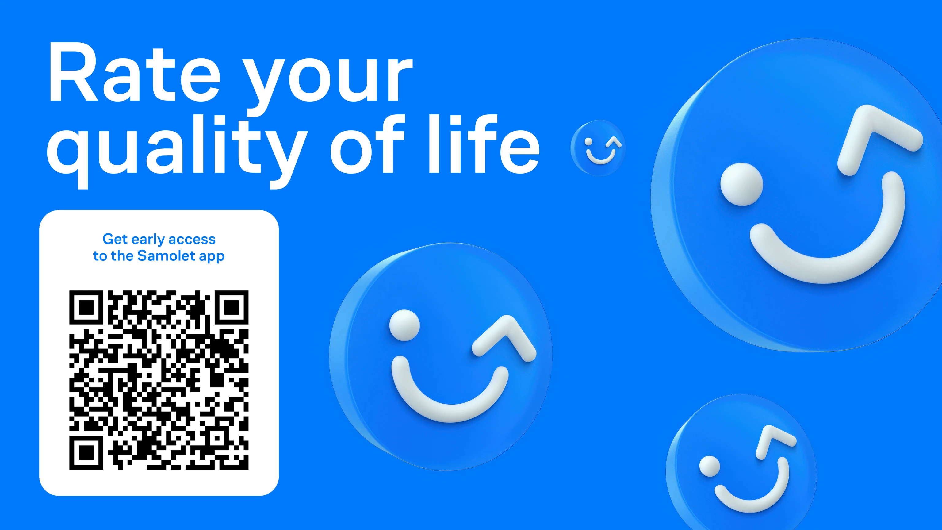 End card of every episode: rate your quality of life