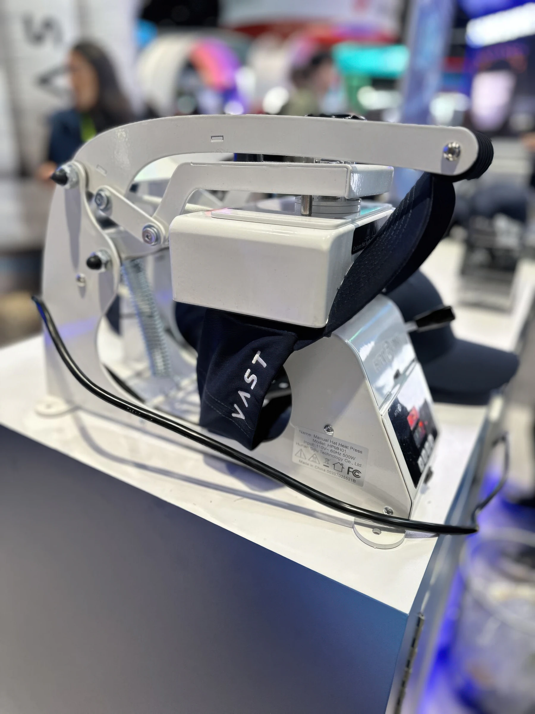 Cap heat press