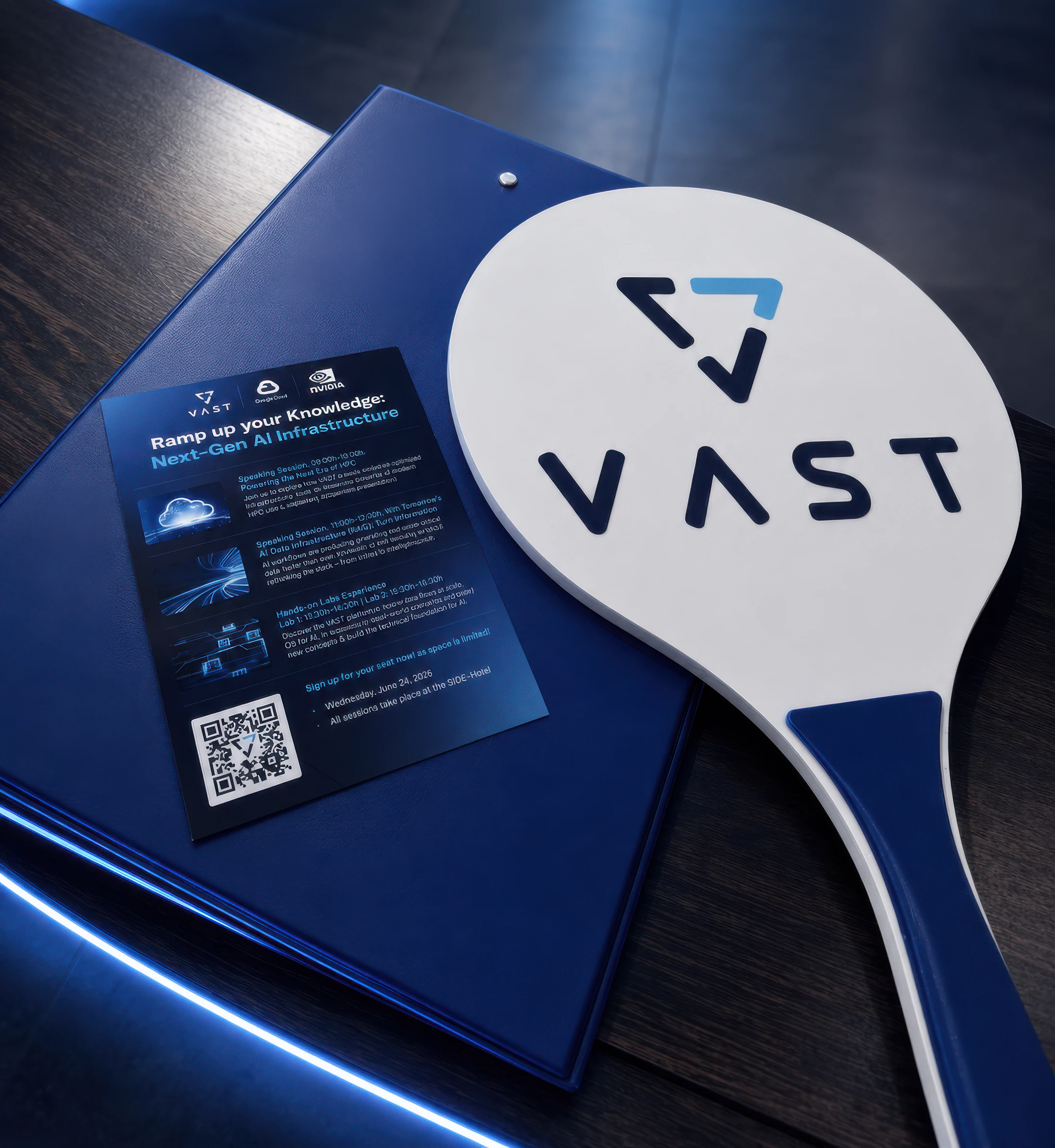 VAST ping-pong paddle